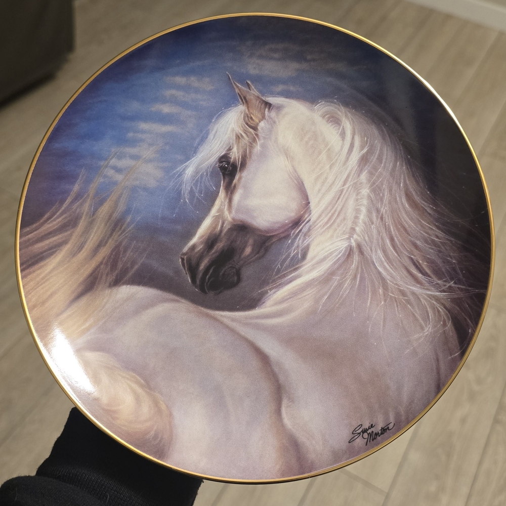 Elegant Horse Decorative Plate